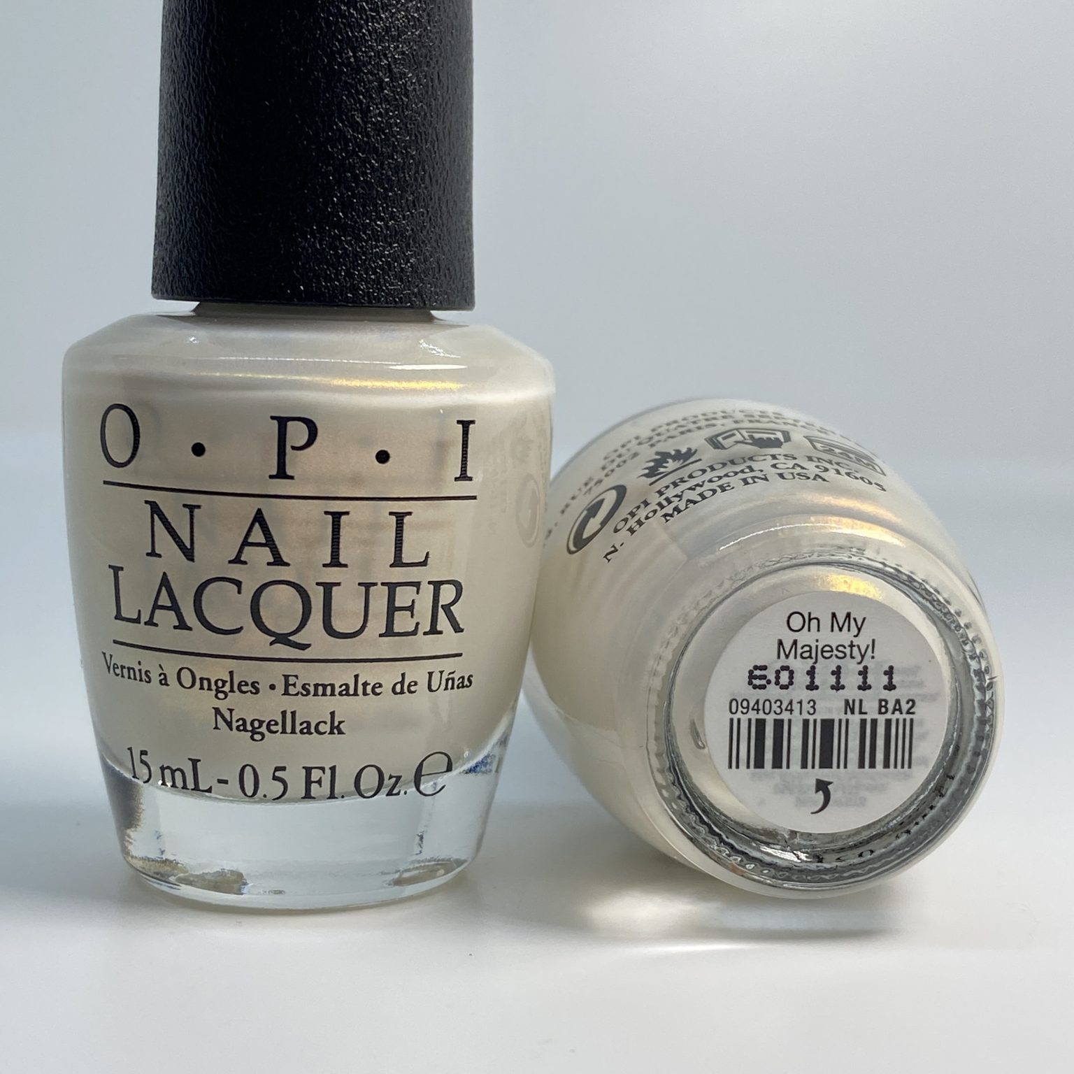 OPI Polish NL BA2 Oh My Majesty Manicure Pedicure