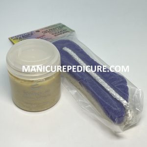 Creative Nail Design SpaPedicure - Cucumber Heel Therapy + Purple on a Rope Pumice Bar