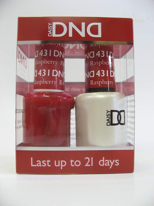 DND Gel Polish / Nail Lacquer Duo - 431 Raspberry