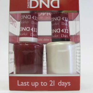 DND Soak Off Gel & Nail Lacquer 432 - Dark Scarlet