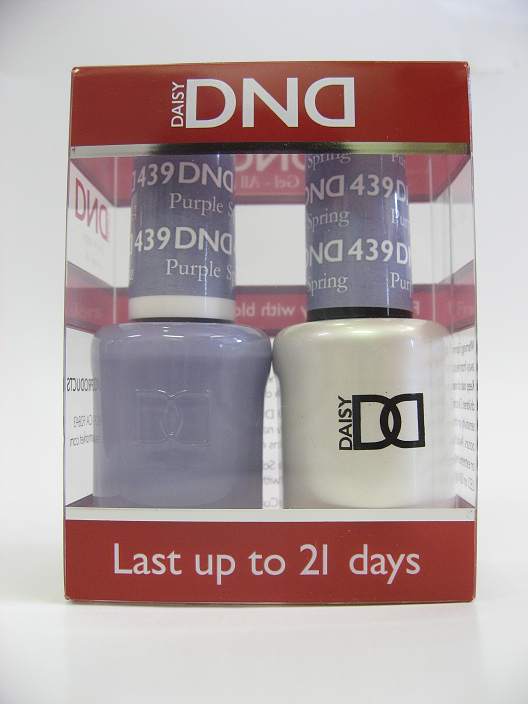 DND Soak Off Gel & Nail Lacquer 439 - Purple Spring