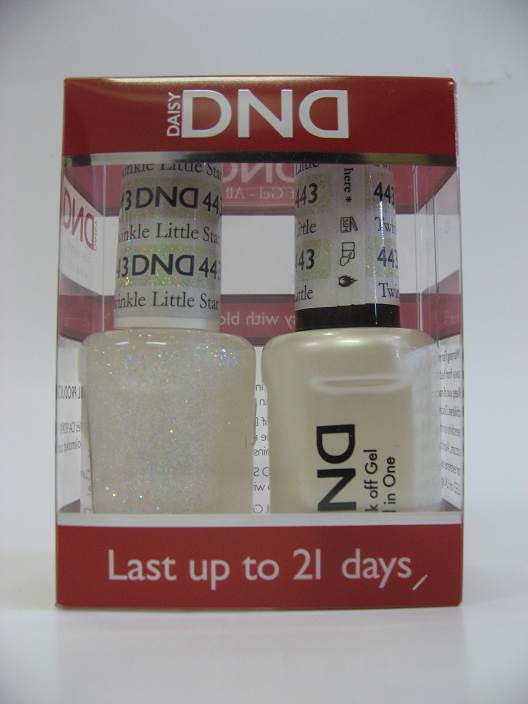 DND Soak Off Gel & Nail Lacquer 443 - Twinkle Little Star