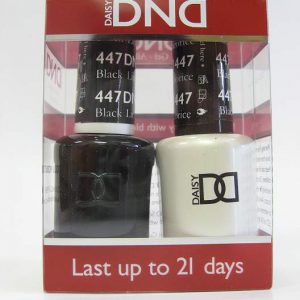 DND Soak Off Gel & Nail Lacquer 447 - Black Licorice