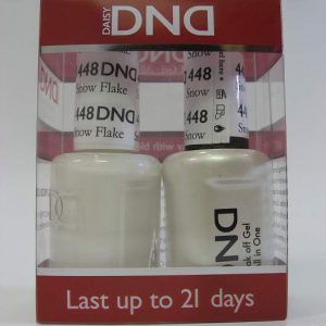 DND Soak Off Gel & Nail Lacquer 448 - Snow Flakes