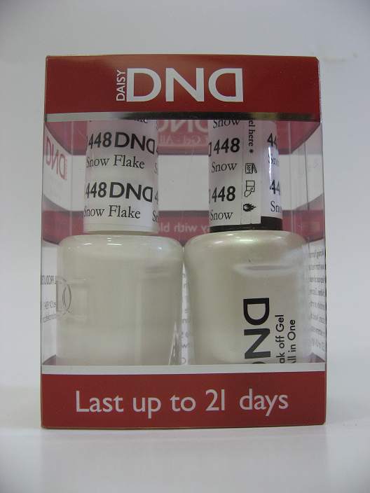 DND Soak Off Gel & Nail Lacquer 448 - Snow Flakes