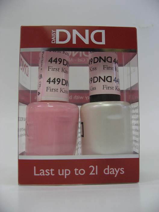 DND Soak Off Gel & Nail Lacquer 449 - First Kiss
