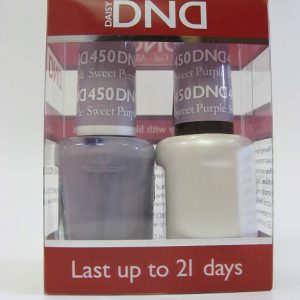DND Soak Off Gel & Nail Lacquer 450 - Sweet Purple