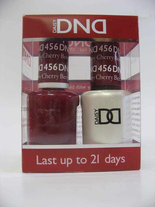 DND Soak Off Gel & Nail Lacquer 456 - Cherry Berry