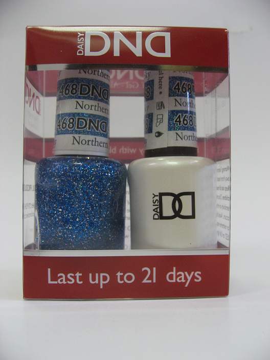DND Soak Off Gel & Nail Lacquer 468 - Northern Sky