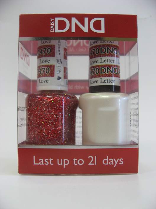 DND Soak Off Gel & Nail Lacquer 470 - Love Letter