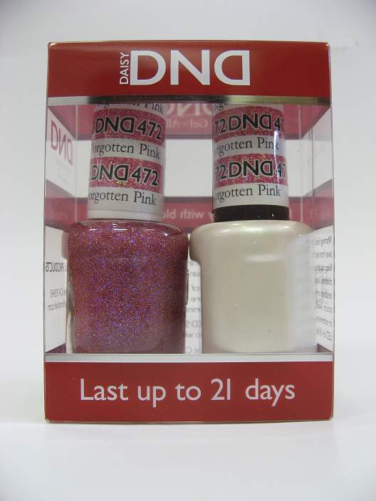 DND Soak Off Gel & Nail Lacquer 472 - Forgotten Pink