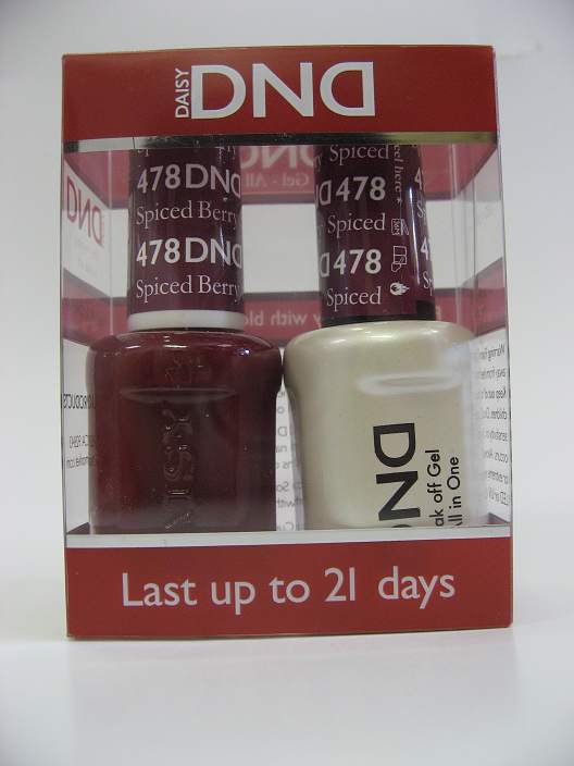 DND Soak Off Gel & Nail Lacquer 478 - Spiced Berry