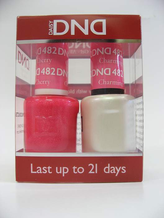 DND Soak Off Gel & Nail Lacquer 482 - Charming Cherry