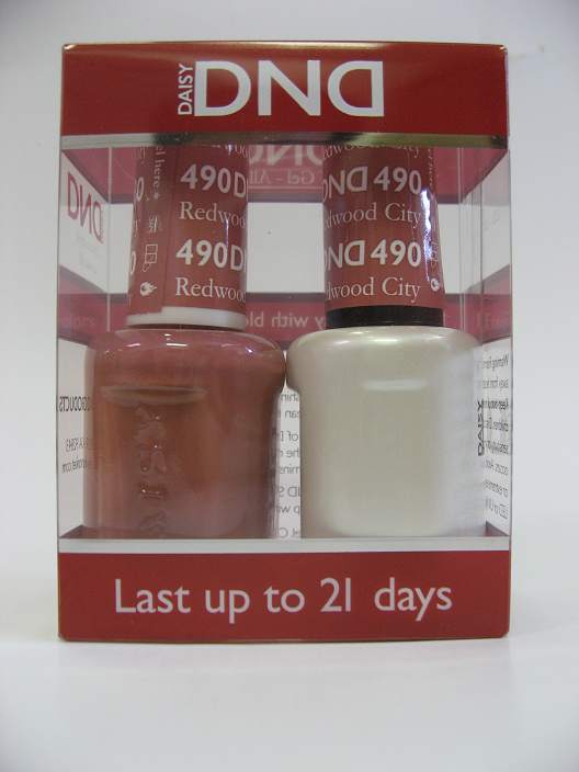 DND Soak Off Gel & Nail Lacquer 490 - Redwood City