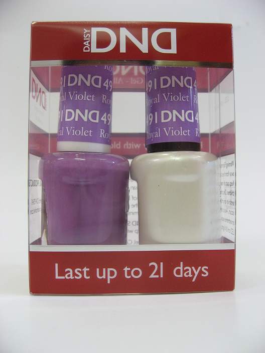 DND Soak Off Gel & Nail Lacquer 491 - Royal Violet