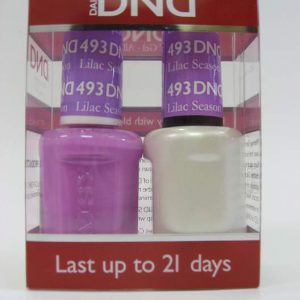 DND Soak Off Gel & Nail Lacquer 493 - Lilac Season