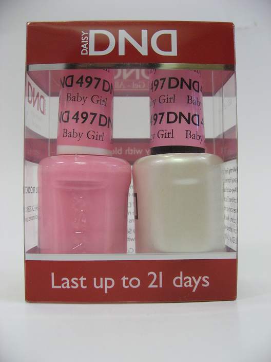 DND Soak Off Gel & Nail Lacquer 497 - Baby Girl