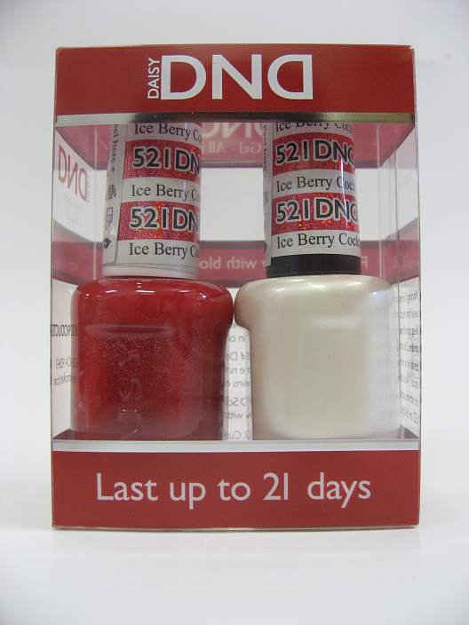 DND Soak Off Gel & Nail Lacquer 521 - Ice Berry Cocktail