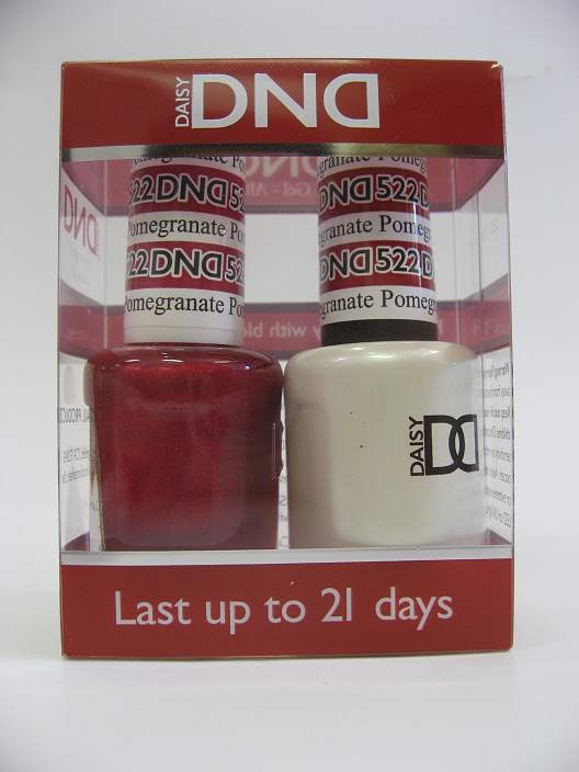 DND Soak Off Gel & Nail Lacquer 522 - Pomegranate