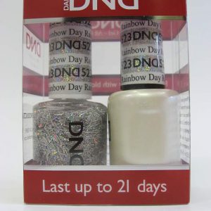 DND Soak Off Gel & Nail Lacquer 523 - Rainbow Day