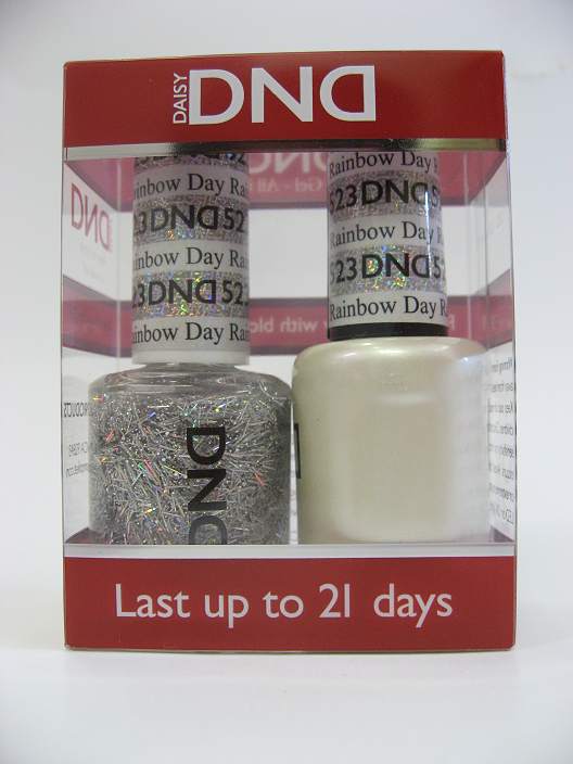 DND Soak Off Gel & Nail Lacquer 523 - Rainbow Day