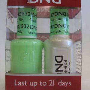 DND Soak Off Gel & Nail Lacquer 532 - Green Isle, MN
