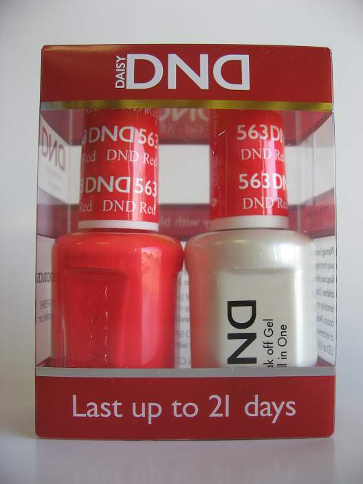 DND Gel & Polish Duo 563 - DND Red