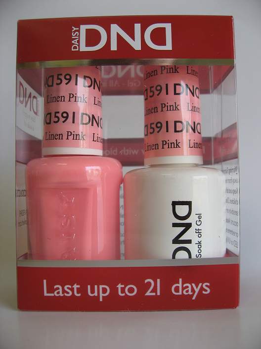 DND Gel & Polish Duo 591 - Linen Pink