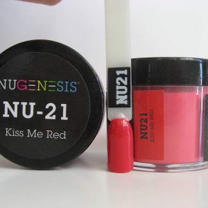 NuGenesis Dipping Powder - Kiss Me Red NU-21