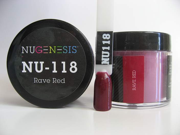 NuGenesis Dipping Powder - Rave Red NU-118