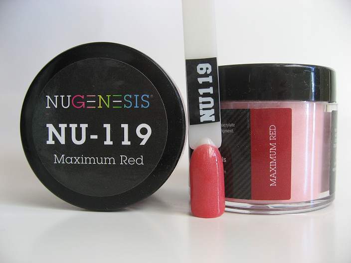 NuGenesis Dipping Powder - Maximum Red NU-119