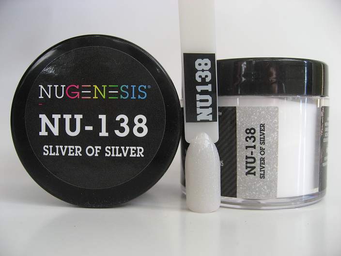 NuGenesis Dipping Powder - Sliver of Silver NU-138