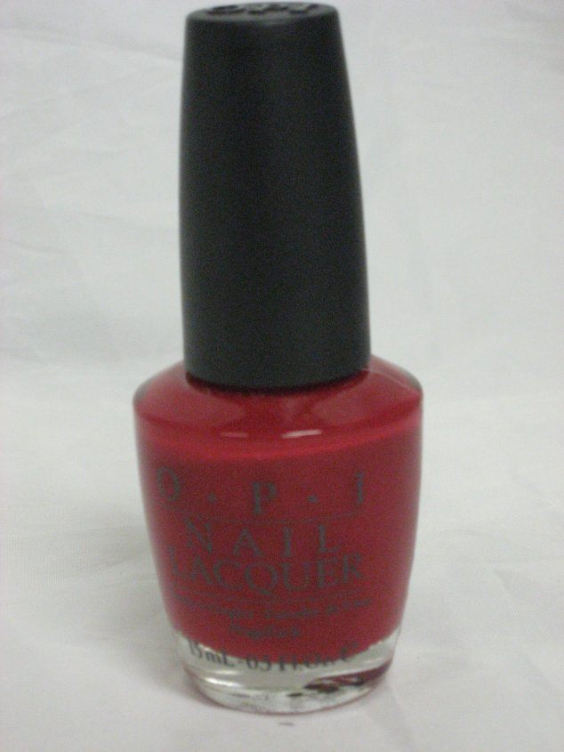 Discontinued OPI B18 - Double Decker Red