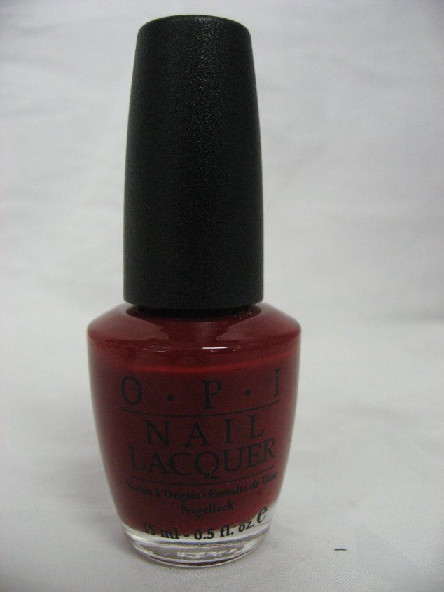 Discontinued OPI E01 - Red, Red Rhine