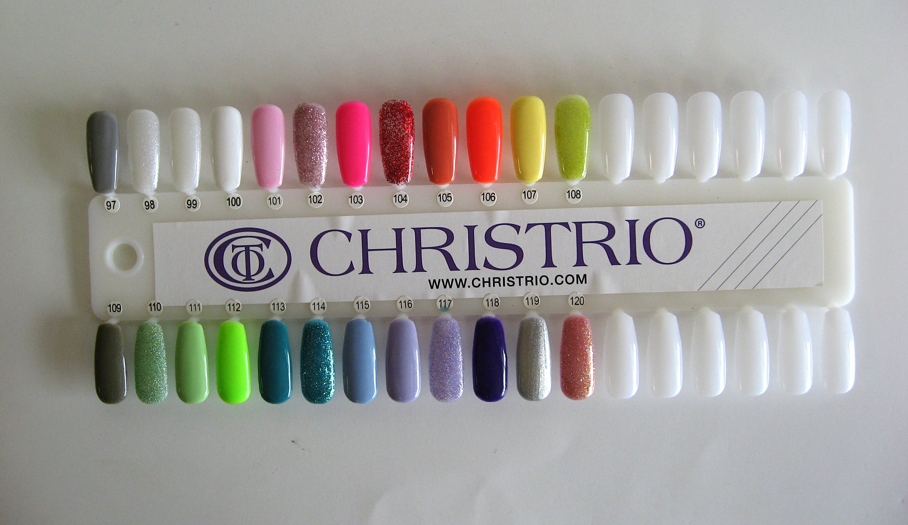 Christrio QGloss Color Chart
